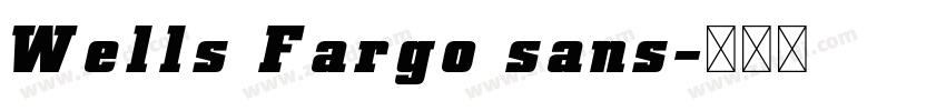 Wells Fargo sans字体转换